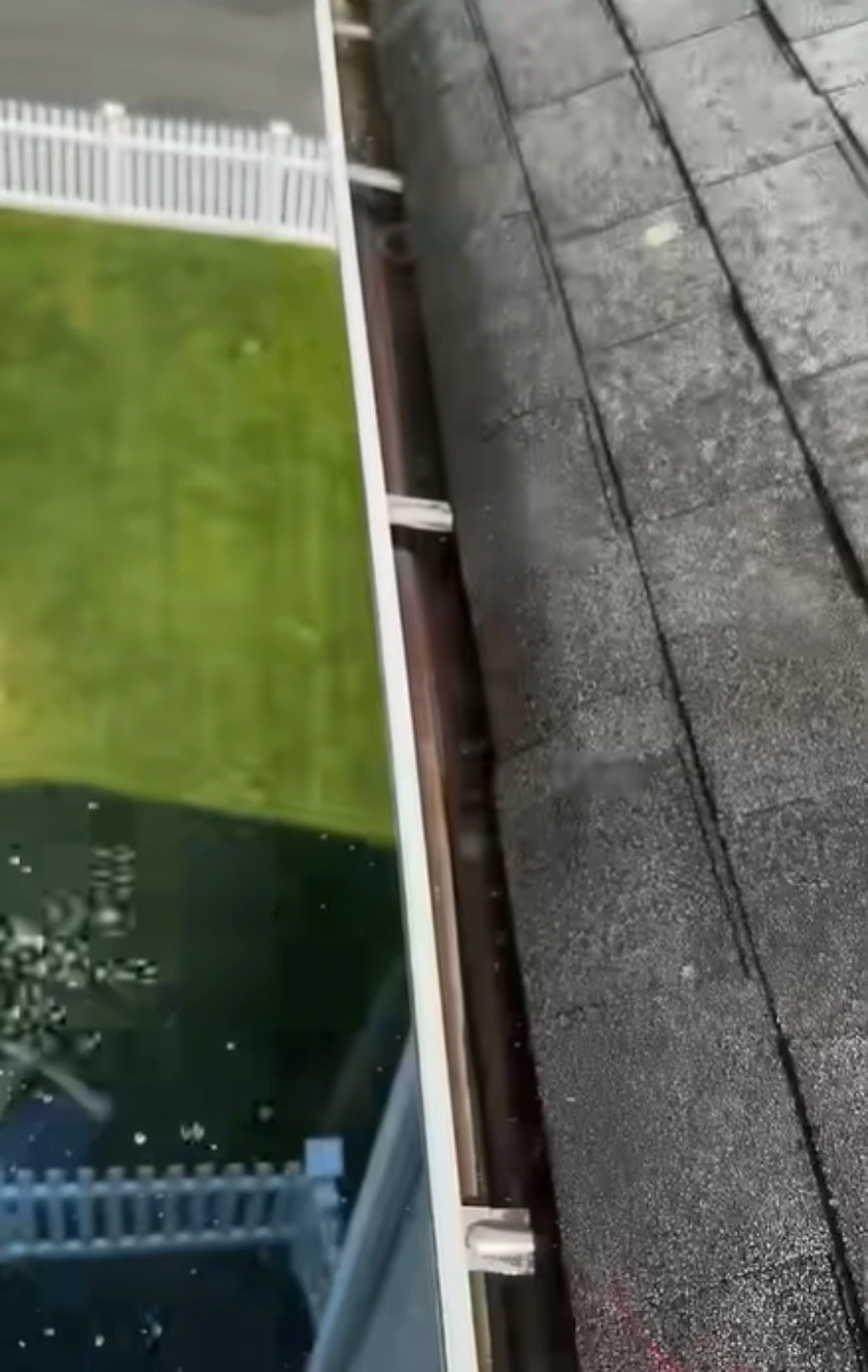 Clean gutter installation in Rocklin CA
