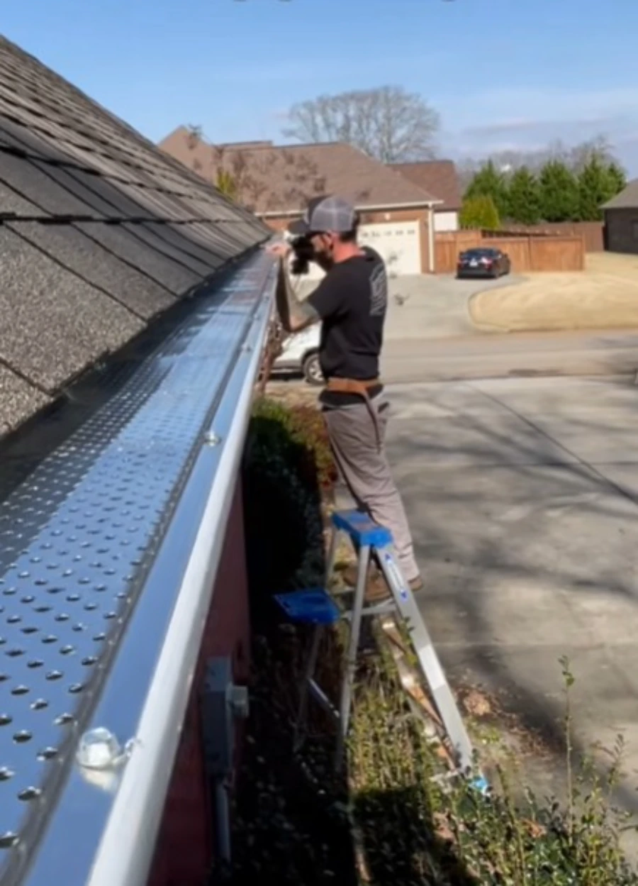 Gutter guard installation in Roseville CA